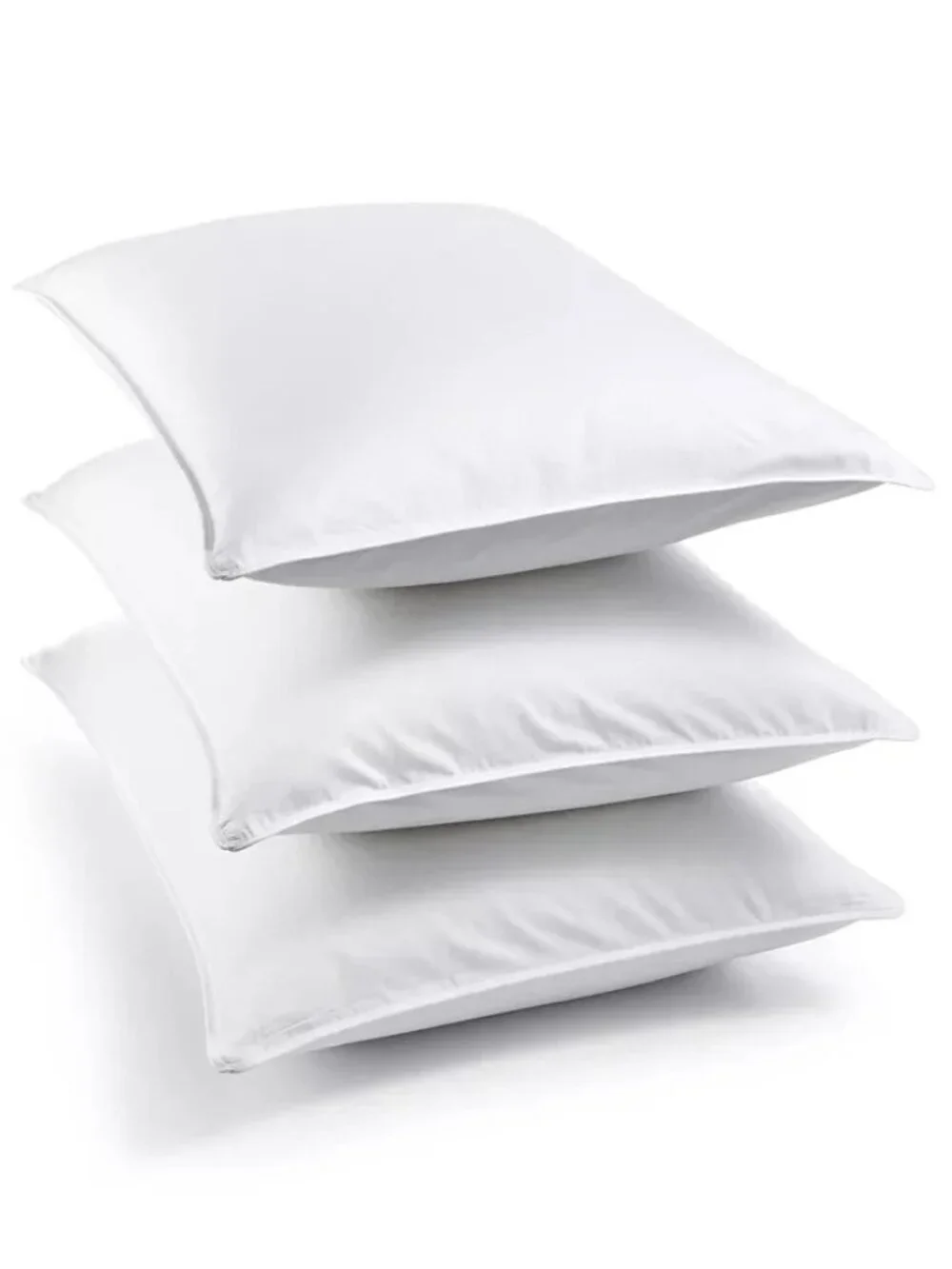 Charter Club White Down Medium Density Pillow King MSRP $250